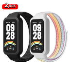 Strap+PC Case for Xiaomi mi band 9 active accessories sports Nyon bracelet correa+Protective Bumper shell Cover for Redmi band 3