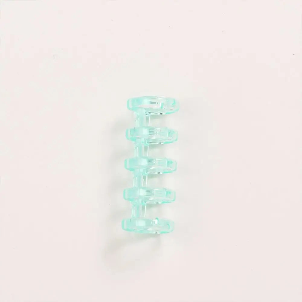 10Pcs Binding Spines Snap Split Binder Rings Learning Cards A4 A5 A6 Notebook Loose Leaf Stationery Office Supplies Plastic