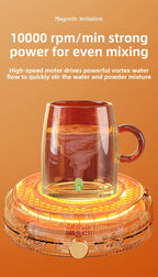 Automatic Stirring Cup Portable Electric Mixing Coffee Cup Office Mug Maglev Milk Shaker Kitchen Supplies with Spoon