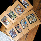 Vintage Mottled Clip Lady Hand Cardstock DIY Junk Journal Collage Flower Frame Door Craft Paper Thick Card Material Scrapbooking