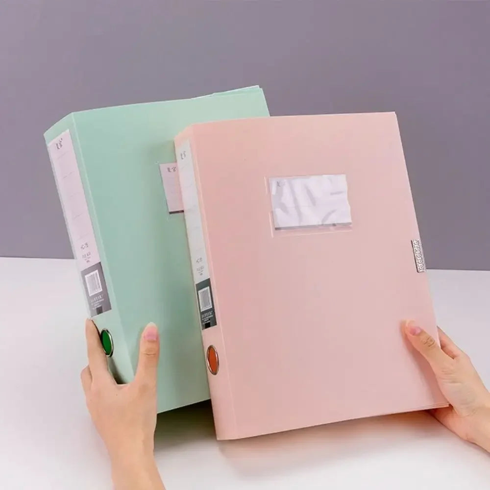 A4 File Folder Test Paper Bag Data Storage Bag Student Folder School Office Supplies Stationery Document File Box Desk Organizer