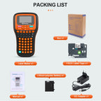 Portable Label Printer PS100E Print Heat Shrink Tube Iron on Fabric Tape Satin Ribbon No Ink Label Maker Industrial Machine