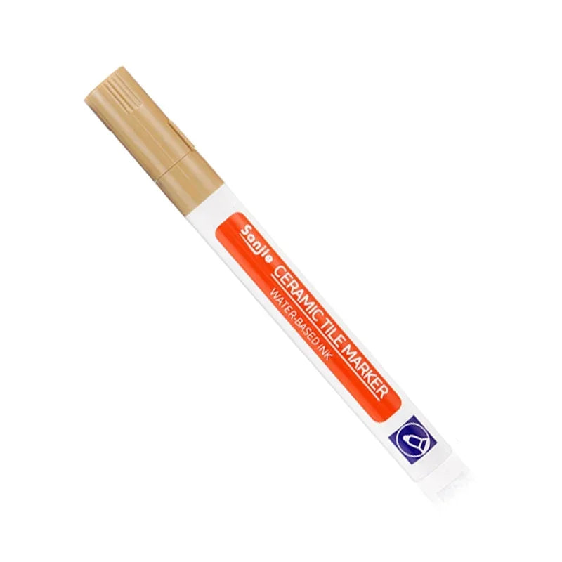 White Waterproof Tile Marker Grout Pen Wall Seam Pen 10Color Optional,for Tiles Floor Bathroom Decontamination Seam Repair