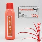 120ml Chinese Calligraphy Ink Colored Gold Silver Red White Vermilion Painting Brush Writing Brush Ink Artist Student Practice