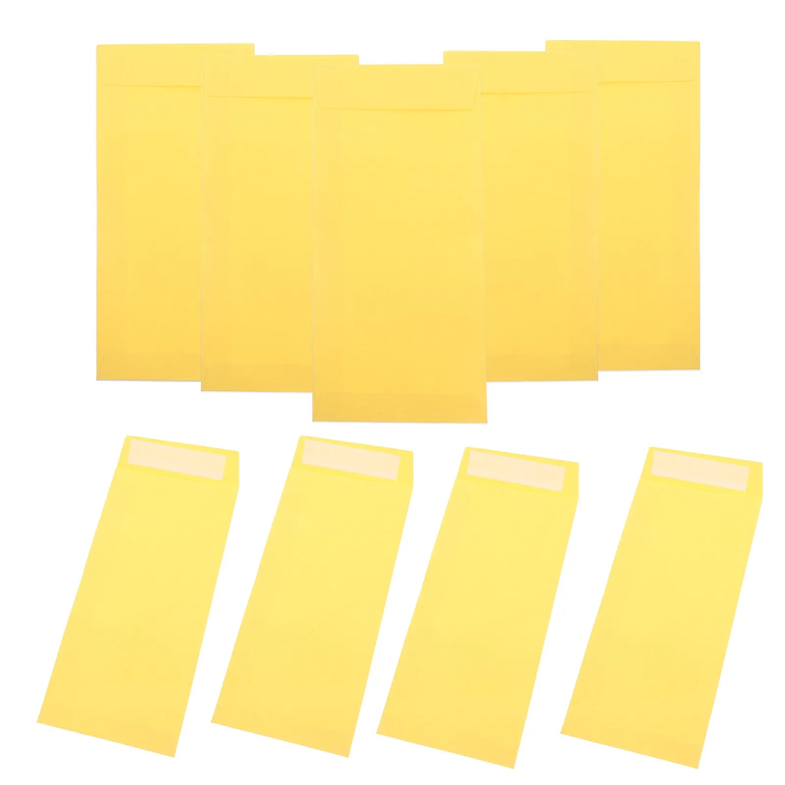 60Pcs Paper Envelopes Business Security Self Seal Invitation Letter Covers Multifunctional Convenient Storage Coin Holder