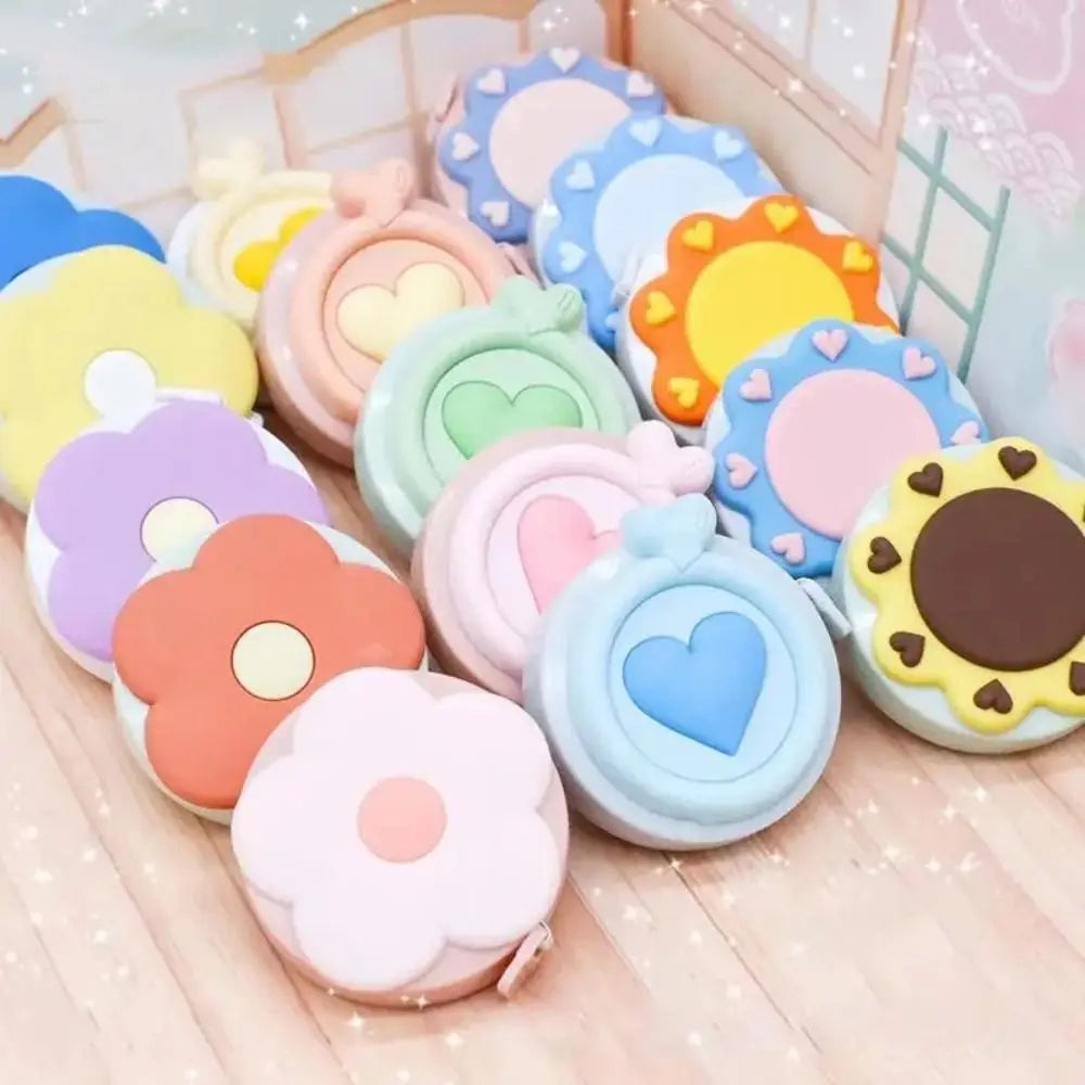 1.5M Soft Tape Measure Retractable Leather Double Scales Rulers Home Craft Measurements Cartoon Mini Measuring Tape