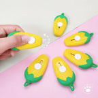 1/3/5Pcs Cuter Mini Cartoon Maize Utility Box Cutter Letter Opener Art Paper Cutter Kawaii Stationery Knif