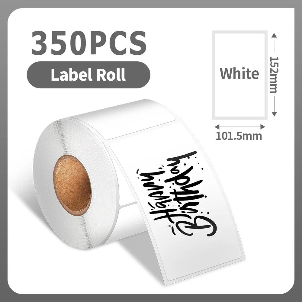 A6 Size 4x6'' 4x4'' Shipping Labels FanFold Paper 241BT 246S D520 DYMO 4XL Zebra Munbyn Nelko for LOGO Barcode