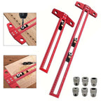 1pc T Type Woodworking Scriber Ruler 90 Degree Line Gauge Scriber T-Square Ruler For Assembling Wooden Boxe Cabinets Photo Frame