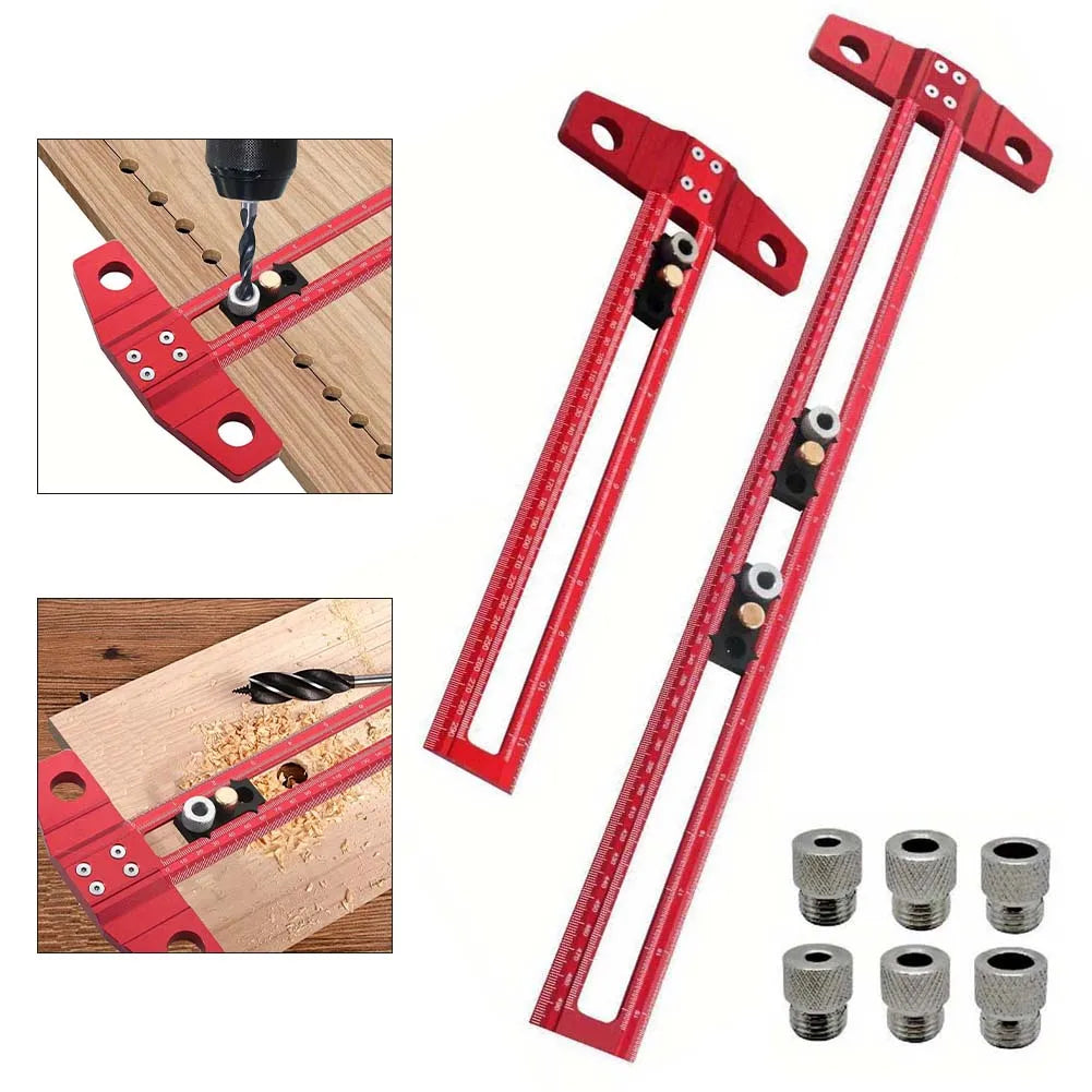 1pc T Type Woodworking Scriber Ruler 90 Degree Line Gauge Scriber T-Square Ruler For Assembling Wooden Boxe Cabinets Photo Frame