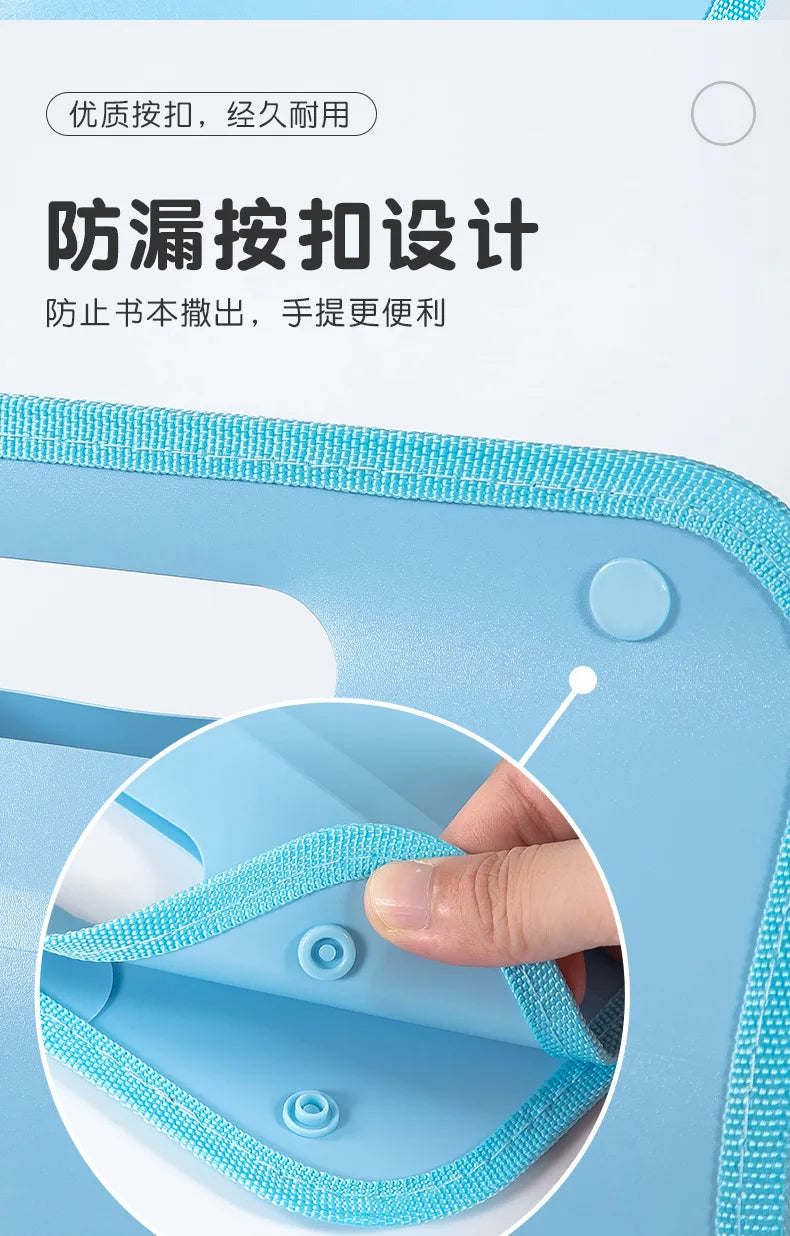 Professional A4 Portable Briefcase Bag - Durable, Self-Seal File Organizer with Handle for Office, School, Graduation