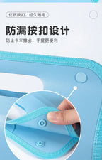 Professional A4 Portable Briefcase Bag - Durable, Self-Seal File Organizer with Handle for Office, School, Graduation