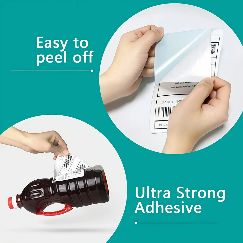 Strong Adhesive Easy Tear 4x6 Direct Thermal Shipping Labels 350/500 Pcs Fit All Thermal Printers Online Seller Logistics