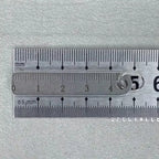 High Quality Portable Stainless Steel Mini Ruler Anti Lost Small Size Metal Ruler Keychain Mini Straight Ruler School Supplies