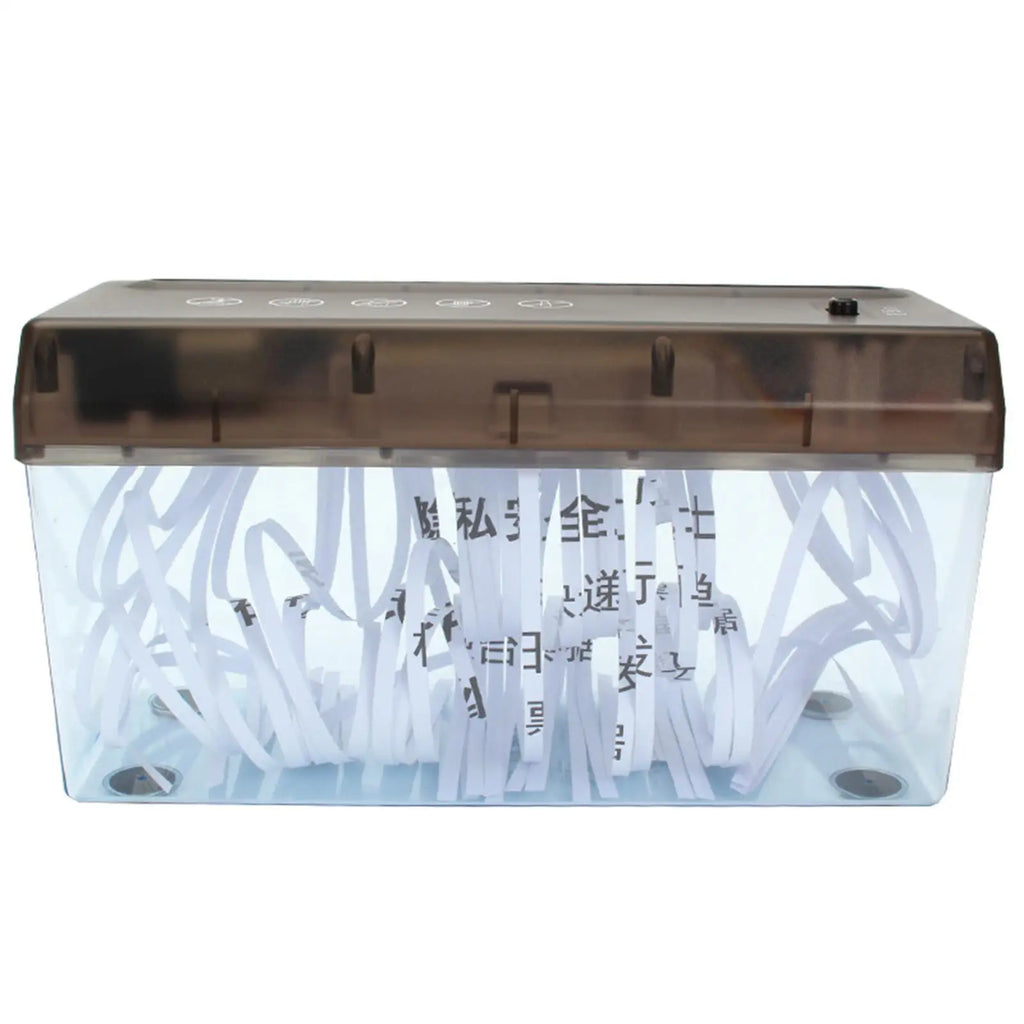 Portable Paper Shredder, Mini Paper Cutting Machine, A4 Documents Cutting Tool for Commercial Office Desktop Stationery Paper