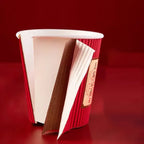 20Pcs/set Chinese Style Cups Wedding Supplies Three-Layer Thickening Disposable Wedding Decoration Red Cups for Party Supplies