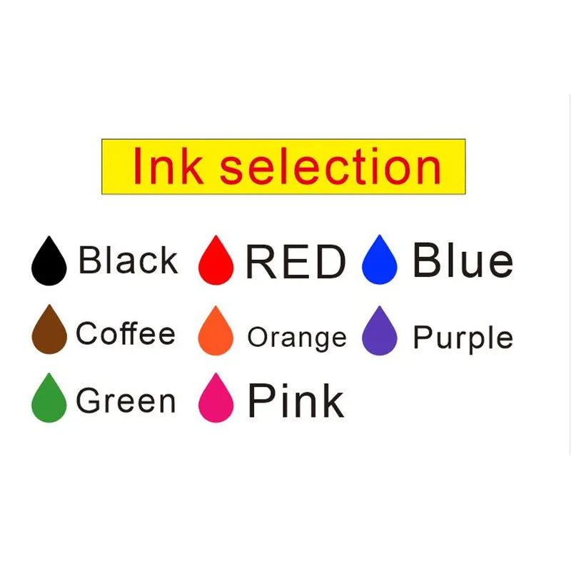 Round Stamp Personalized your own Logo  Customized Photosensitive ink Stamp Personalized Custom Self Inking Stamp Rubber Stamp