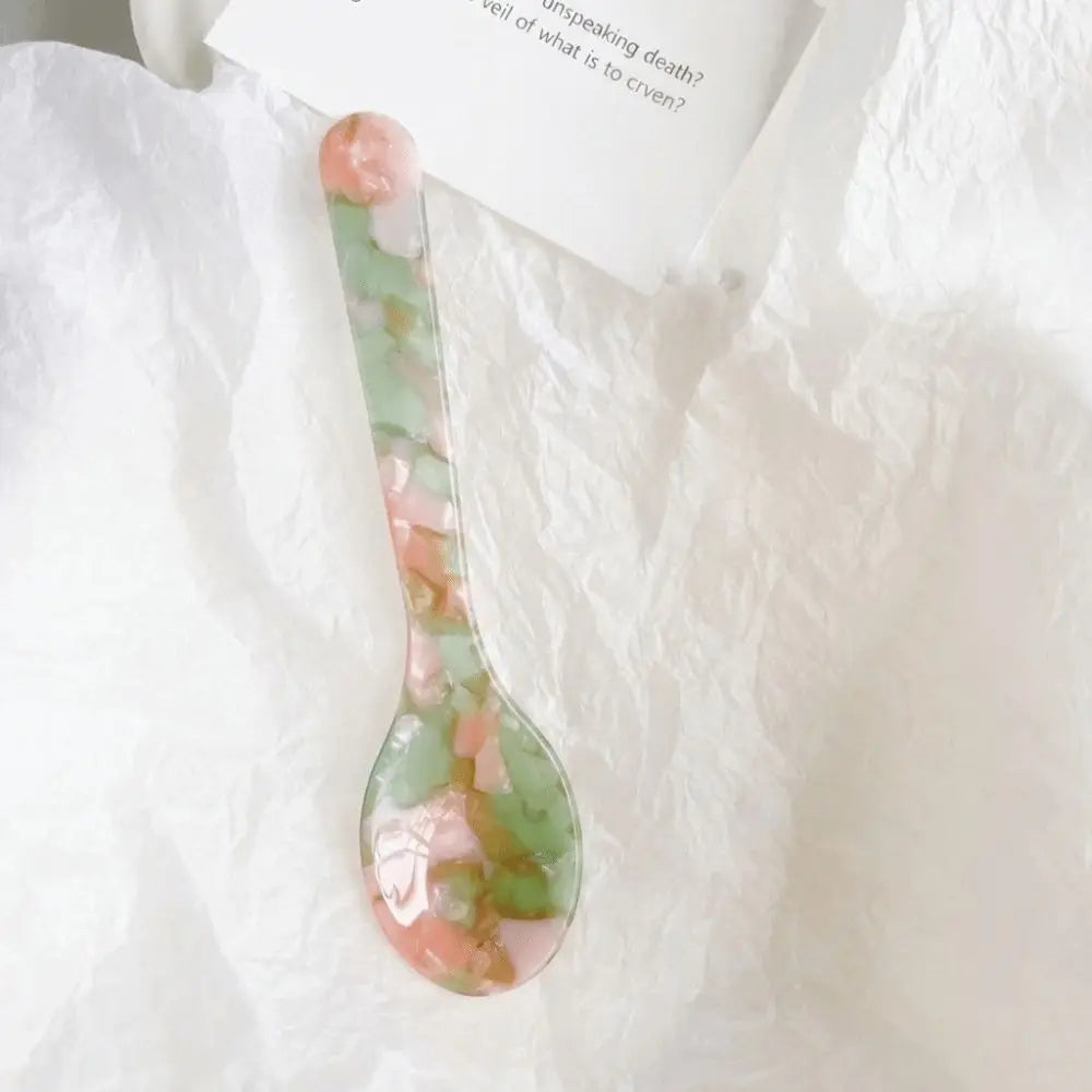 Kitchen Tableware Acetic Acid Dessert Spoon INS Colorful Ice Cream Spoon Lovely Decorative Teaspoon ornament