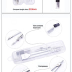 Stainless Steel Multifunctional Drafting Drawing Compass/Lead Core Math Geometry Circles Tool Durable Supplies 8600 / 8601
