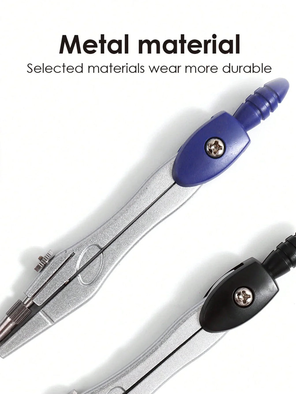 Precision Compasses with Replaceable Tips  Student Drawing and Mapping Tool Set  Suitable for Both Examination and Office Use