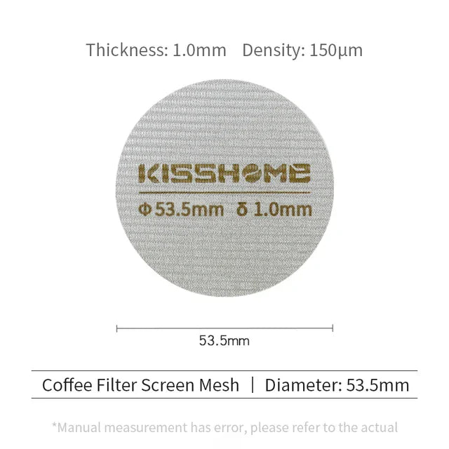 Coffee Puck Screen Reusable Heat Resistant Metal Espresso Filter Mesh For 51mm 54mm 58mm Portafilter Barista Accessories Tools