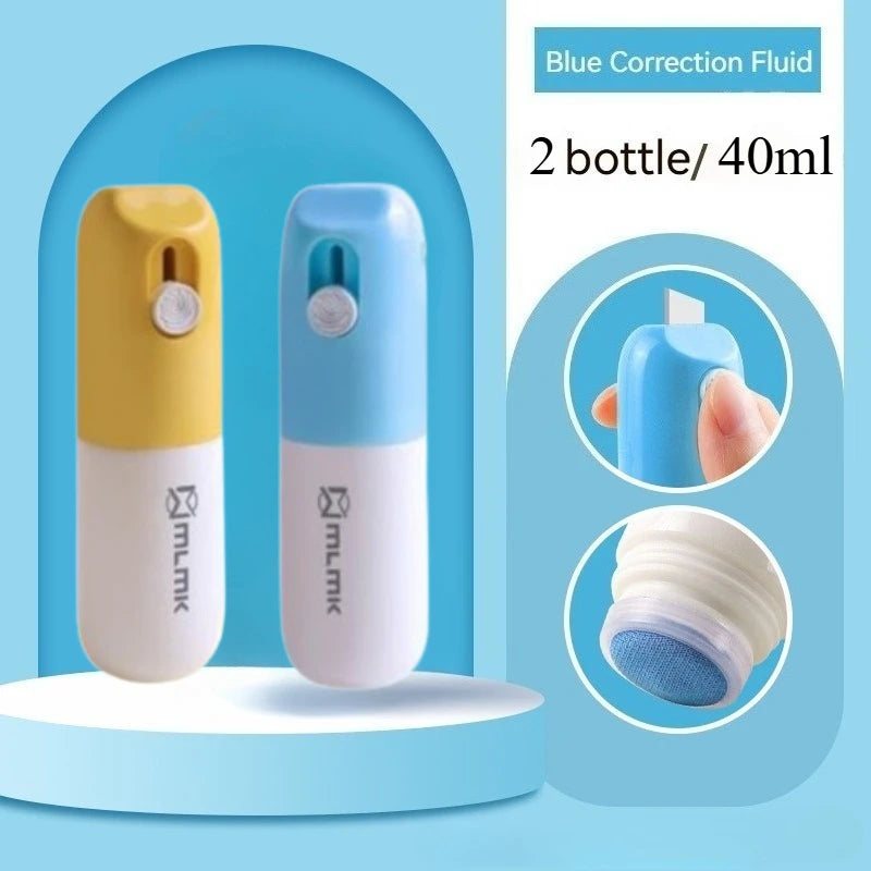 Portable Thermal Paper Correction Fluid Fast-Drying Anti Peep Privacy Protector with Retractable Box Opener Quick Eraser Covera
