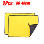 1-5Pcs Microfiber Towel Car Microfiber Cloth Wash Towel Microfiber Cleaning Cloth Absorbent Car Wash Drying Towel Auto Detailing