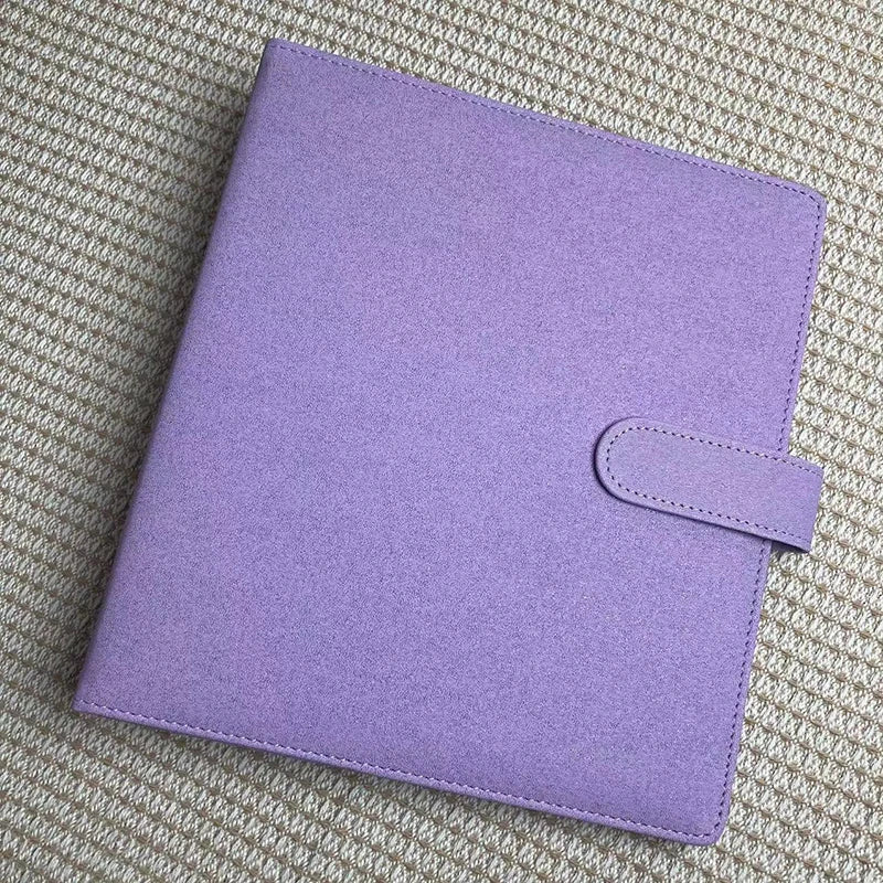A5 3 Ring Photocard Binder Glitter with Magnetic Button Ins Photo Album Kpop Card Binder 1 2 4 Pocket Sleeves 4×6 10×15 PVC Free