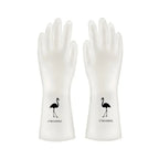 Durable Waterproof Housework Latex Cleaning Gloves for Kitchen Laundry Dishwashing, Wear Resistant Rubber