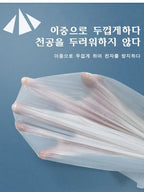 Drawstring Trash Bags Thickened Disposable Kitchen Garbage Can Liners with Handle for Home Office