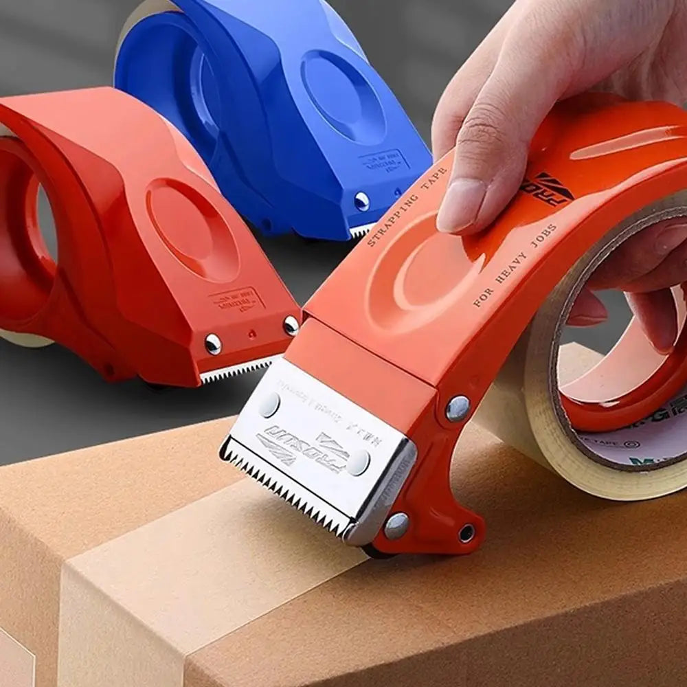 Transport Packaging Tape Dispenser, Heavy Duty Metal Packaging Tape Gun, Handheld Tape Cutter