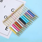 10 Pieces of Ballpoint Pens DIY Empty Pen Barrels for Handmade Quicksand Pens, Floating Flower Pens, Business Event Signature Pens, and Souvenirs