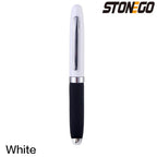 STONEGO Fashion Wallet Pen Short Paragraph Gift Travel Pocket Pen Mini Pocket Short Clip Metal RollerBall Pen Travel Pocket Pen