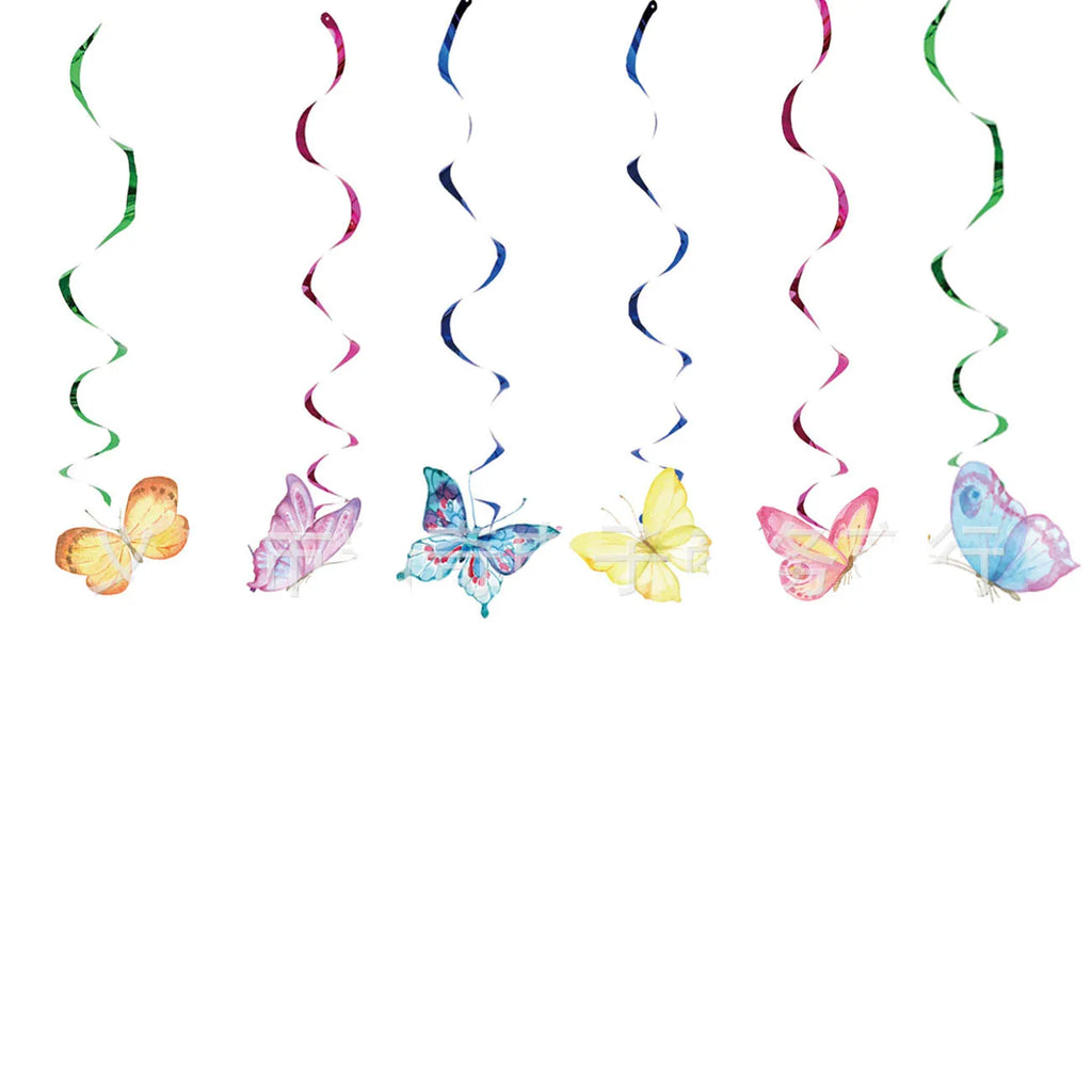 Butterfly Birthday Party Decoration Disposable Party Plates Cup Napkin Tablecloth Butterfly Knìfe Birthday Decoration Baby Showe
