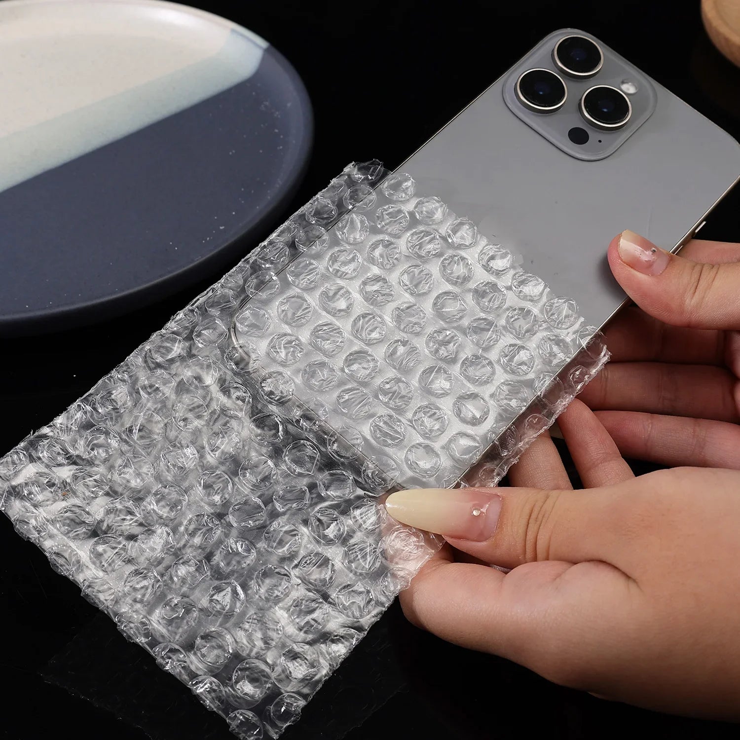 20-100pcs 15x20cm Bubble Mailers Plastic Wrap Envelope White Packing Bags Clear Shockproof Shipping Packaging Bag Film Wholesale