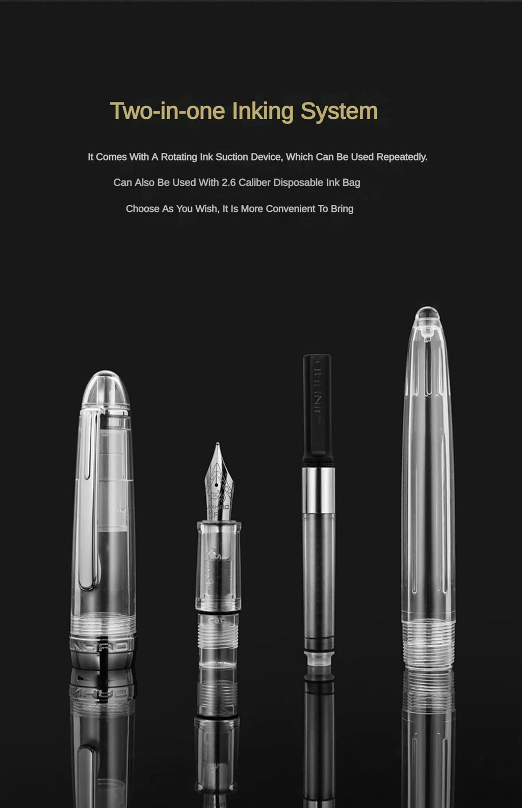 JINHAO 992 Fountain Pen Silver Clip 12 Colors Writing Pens Luxury Quality Student Business Office School Supplies Stationery