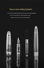 JINHAO 992 Fountain Pen Silver Clip 12 Colors Writing Pens Luxury Quality Student Business Office School Supplies Stationery