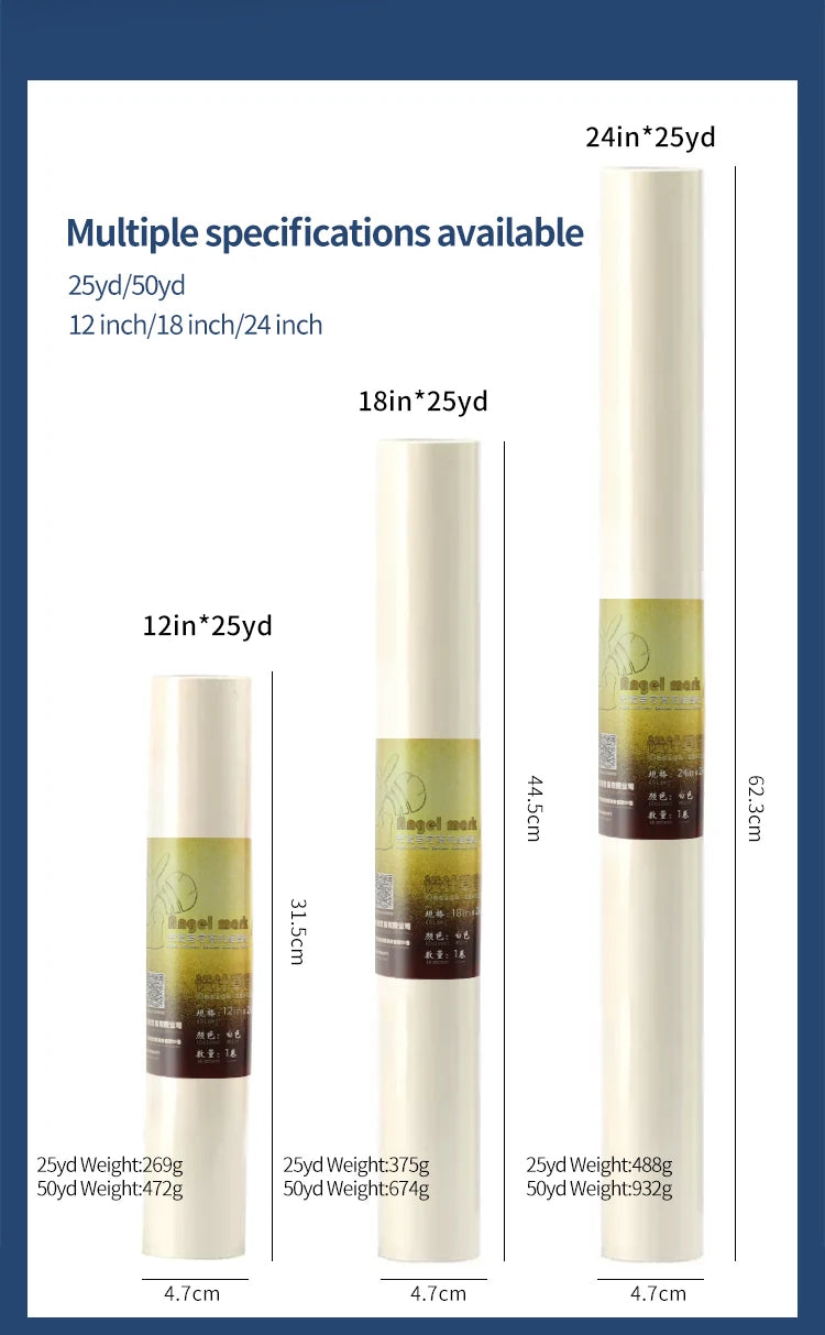 AngelMark Tracing Paper Roll High Transparent Draft Rotring Drawing Paper Sketch Copy Paper Pattern Painting Paper for Sewing
