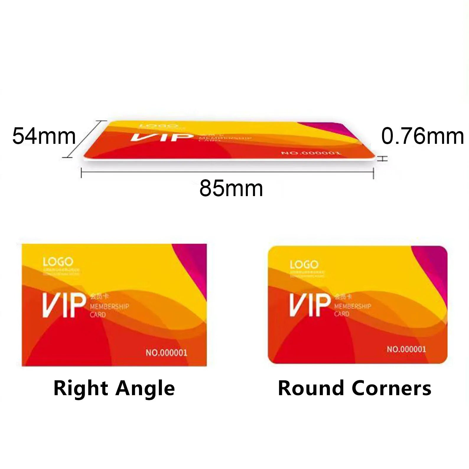 PVC Business Cards Customize Instagram Business Card Round Corner For Office Free Design, QR Code, Waterproof, Free Design