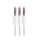45mm Waterproof Deep Hole Marker Pens Long Nib Head Carpenter Pen Black/Blue/Red Ink for Multi-Purpose Woodworking Hand Tools
