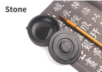 6 Inch 8 inch anhui Handmade Inkstone Water Ripple Ink Stone Natural Inkstone Traditional Painting Calligraphy Special Ink Stone
