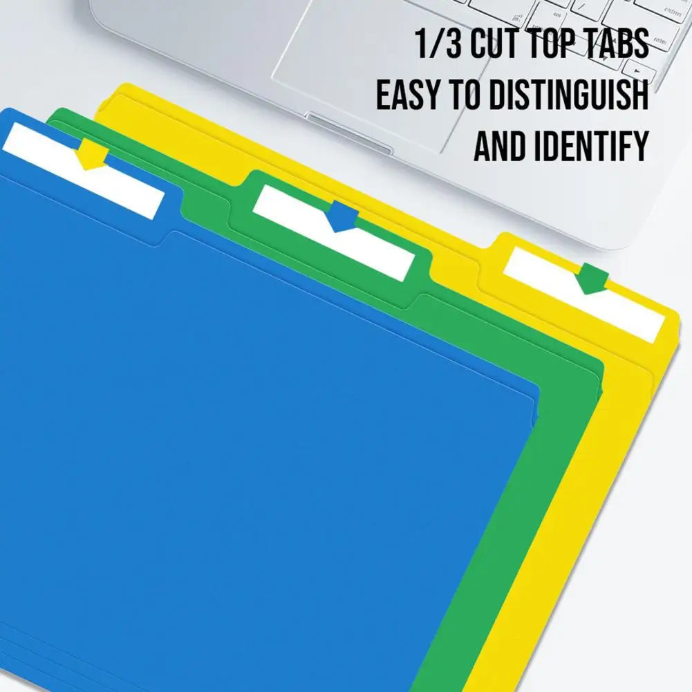 50Pcs Manila File Folders Standard Letter Size File Folders Business Document Organizers Home Office Organization School Supply