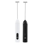 Handheld Milk Frother Wand Rechargeable Foam Stirrer Whisk Cappuccino Foam Maker for Milk Latte Chocolate Coffee Cafe Home