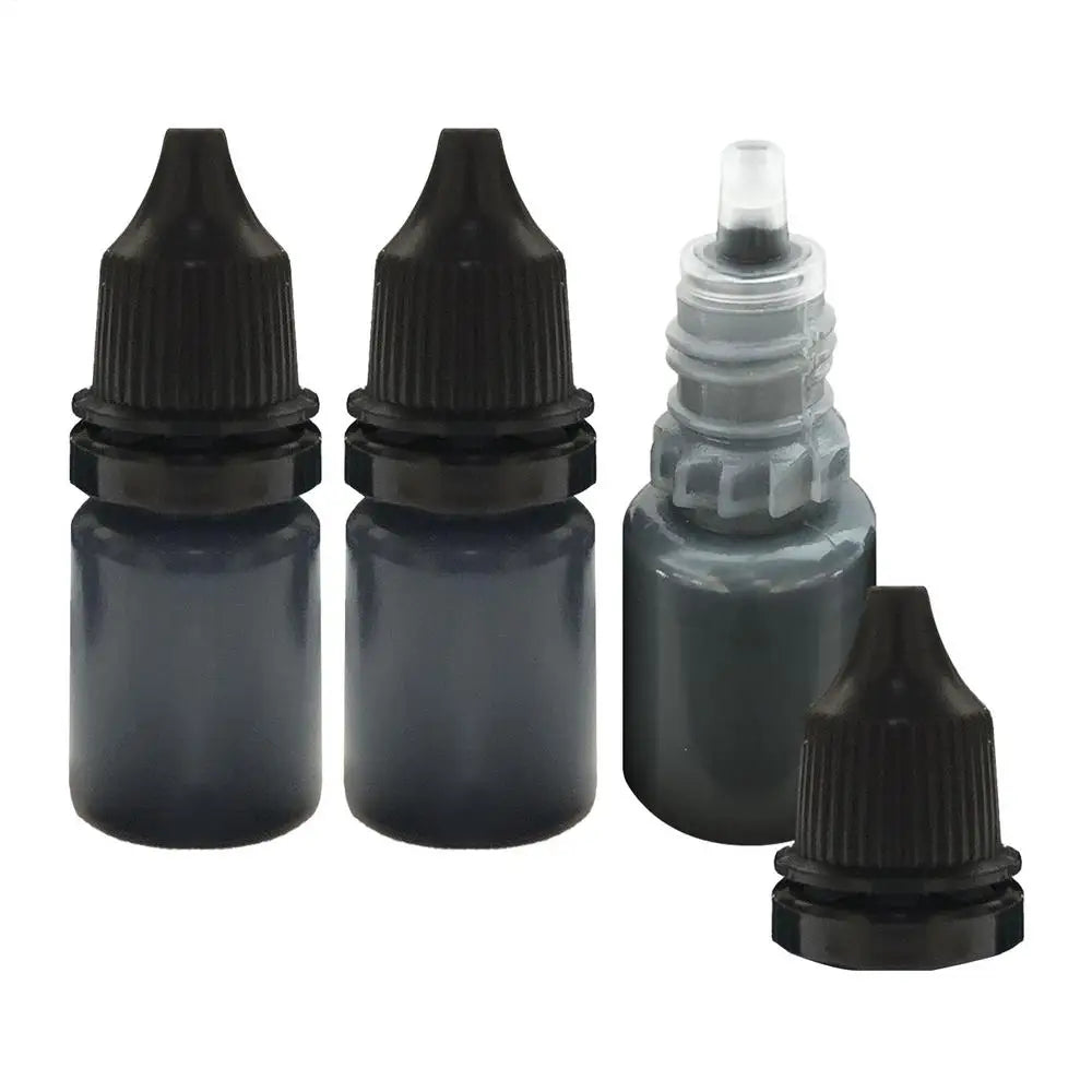 3PCS Black Ink Refills Parcel Privacy Information Eliminators Anti-theft ID Security Stamp Messy Code Confidential Seal Supplies