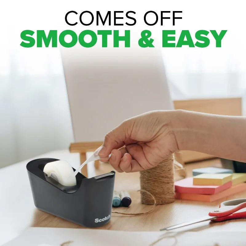 Desktop Tape Dispenser, Black, Holds 1" Core Tape, 1 Dispenser