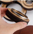 QJH Big Size Hollow Round Hole Punch, High Carbon Steel Round Leather Cutting Dies for DIY Leather Crafts (5 6 7 8 9 10 11 12cm)