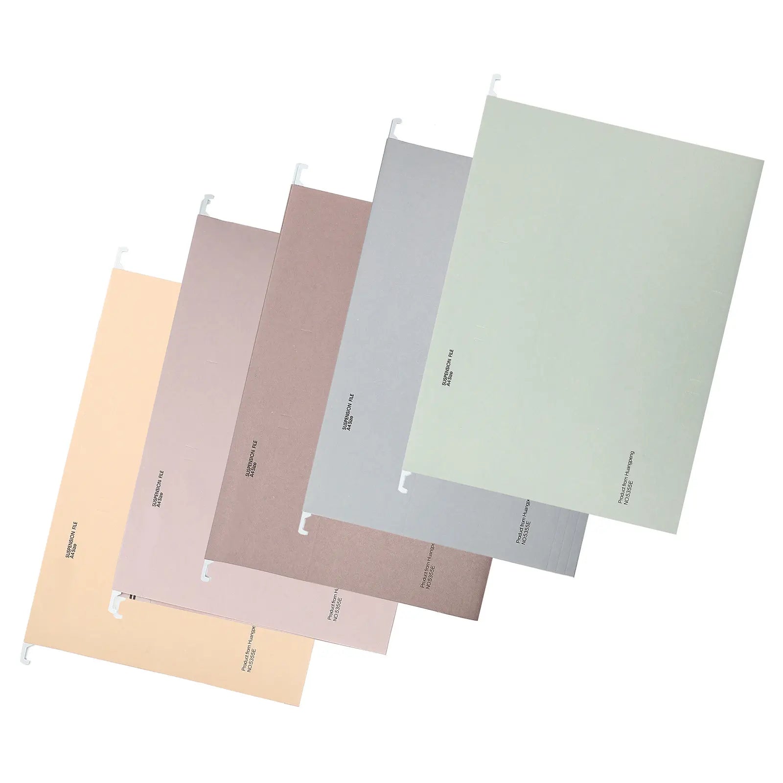 5Pcs Portable Hanging File Folders Paper Office Filing Organizer Receipt Holder Document Container for Home School