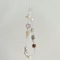 Korean Cute Star Pearl Beaded Phone Chain Hanging Cord Phone Charms Phone Strap Summer Handmade Mobile Lanyard Jewelry Gift