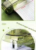 Acrylic Transparent Stapler 360-Degree Rotating Multifunctional Powerful Long Stapler for School And Office Use