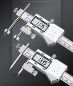 Round Hole Center Distance Digital Caliper 10mm 20mm Cone Probe Measuring Hole Center Distance Hole Distance Center Line Caliper